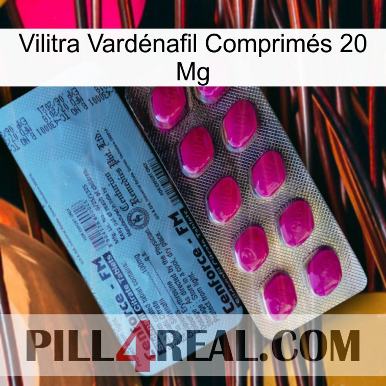 Vilitra Vardénafil Comprimés 20 Mg 35